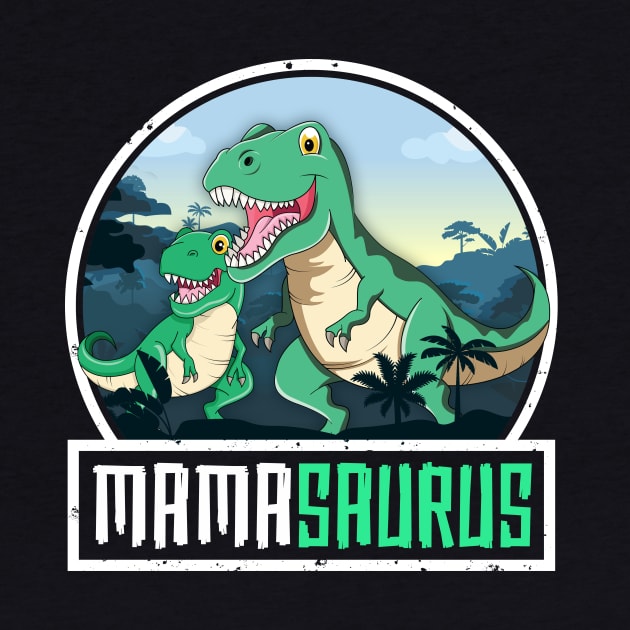 Mamasaurus T-Rex Dinosaur Saurus Mama Mom Matching Family by 14thFloorApparel